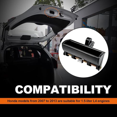 74810-S6A-003 Rear Hatch Handle Assembly Compatible with 2007-2020 Honda Fit (1.5L L4) & 2002-2005 Civic - Trunk Liftgate Tailgate Lock Handle Replacement in Kuwait