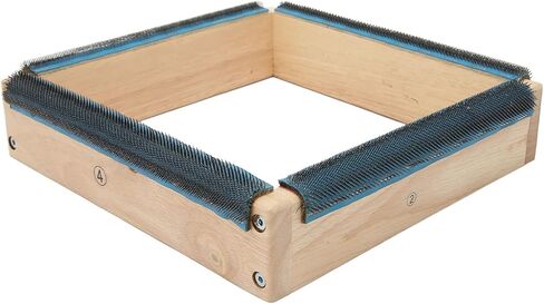 Halearo Embroidery Strip Frame Sturdy Solidwood Tight Holding for Tufting DIY 9.8in 4 Sides for Cross Stitch Hoop in Kuwait