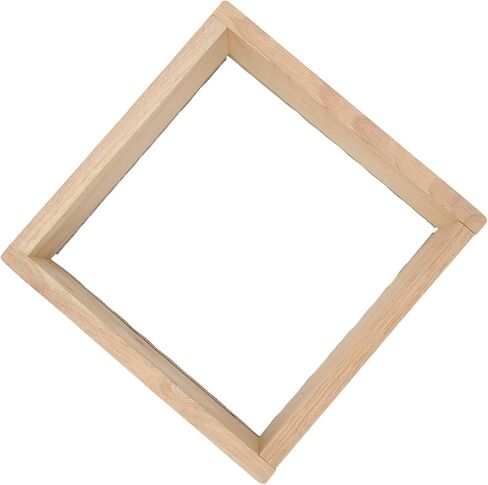 Halearo Embroidery Strip Frame Sturdy Solidwood Tight Holding for Tufting DIY 9.8in 4 Sides for Cross Stitch Hoop in Kuwait