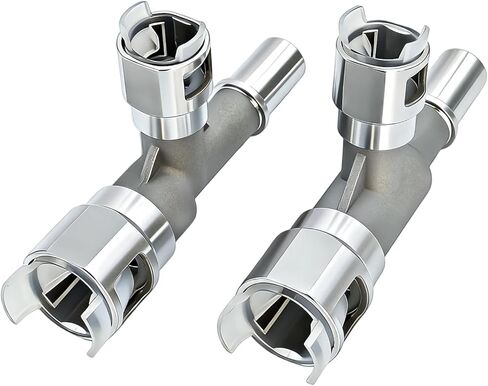 2PCS 800-414HP 800-413HP Metal Heater Hose Connector Replacement for Chevrolet Silverado 2007-2014 Suburban 2000-2014 Cadillac Escalade 2002-2014 GMC Sierra 2007-2014 Replace 15055342 15055343 in Kuwait