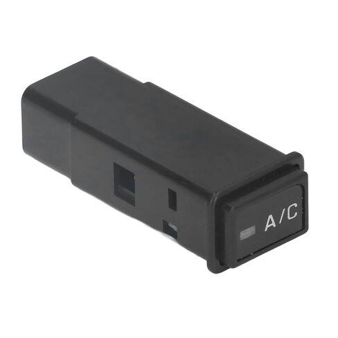 مفتاح مكيف هواء السيارة 12 فولت زر ضغط A/C 84660-35030 ABS جزء بديل متوافق مع بيك اب تاكوما T100 أسود in Kuwait