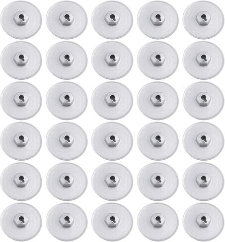 30 Pcs Metal Heat Shield Nuts, 3cm Diameter, Silver for 1/3/5/6/7/8 Series, for MINI, for Rover Models (for OEM 07146949380) in Kuwait