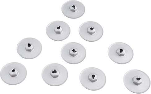 30 Pcs Metal Heat Shield Nuts, 3cm Diameter, Silver for 1/3/5/6/7/8 Series, for MINI, for Rover Models (for OEM 07146949380) in Kuwait