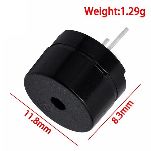 10PCS Universal Passive Buzzer electromagnetic impedance 16 ohms AC / 2KHz 3V 5V 12V Universal in Kuwait