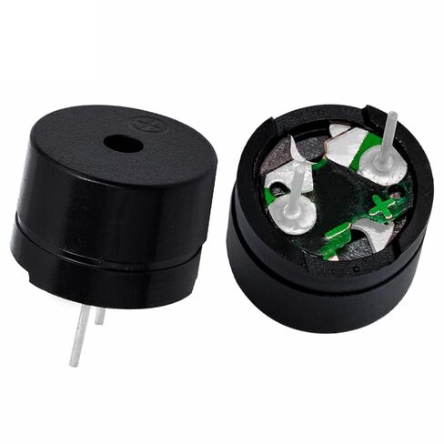 10PCS Universal Passive Buzzer electromagnetic impedance 16 ohms AC / 2KHz 3V 5V 12V Universal in Kuwait