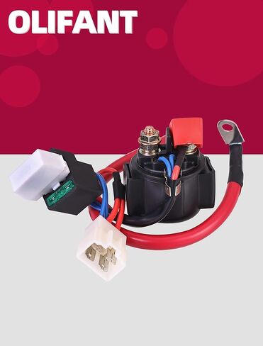 Starter Solenoid Relay for Hisun HS 400 500 700 Forge Sector Axis Bennche Coleman Outfitter Excalibur Massimo Menards Yardsport Qlink Supermach Replace 37710-115-0000 in Kuwait