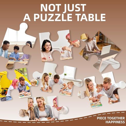 29.92"x22.04"Wooden Puzzle Table with Drawers Cover and Folding Legs,1000 Piece Jigsaw Puzzle Board,Gift for Loved Ones & Friends in Kuwait