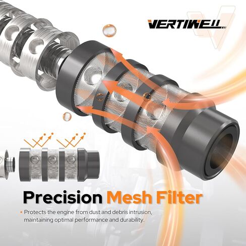 Pack of 1 VVT Variable Valve Timing Solenoid Intake Oil Control Valve Compatible with Hyundai Santa Fe Genesis Coupe Azera Kia Sedona 3.3L 3.5L V6 2010 2011 2012 Replaces 916-713 243553CAA1 in Saudi Arabia