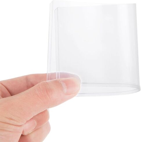 ABuff 100 Pack Hard Plastic Currency Sleeves, Clear PVC Money Holder Dollar Bill Sleeves Waterproof Banknotes Top-Insert Holders for Regular Bills Protector Storage Cases Collectors, 6.8 x 2.9 Inch in Kuwait