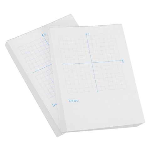 دفتر رسوم بيانية من PRETYZOOM لممارسة الرياضيات - كتابان، دفاتر ملاحظات تنسيق XY متعددة الاستخدام، ورق شبكي لرسم الرياضيات وتسجيل البيانات في المدرسة والمكتب in Kuwait