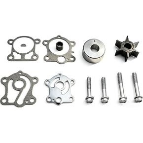 Water Pump Impeller Kit Compatible with Yamaha Outboard 2-Stroke 40HP 50HP Engines Replace # 6H4W0078, 18-3429, 6H4-W0078-00-00, 6H4-W0078-01-00 in Kuwait