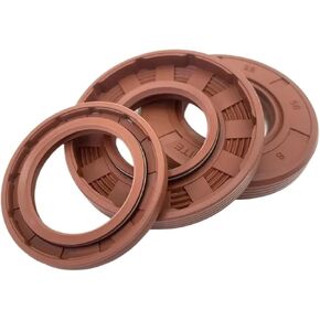 Fluororubber Skeleton Oil Seal ID 26~27mm OD 37mm~52mm Superior Sealing Performance Temp Resistance Leak-Proof Part(26x37x7,1pc) in Kuwait