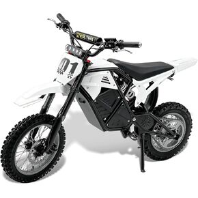 Evoltrix Electric Dirt Bike for Adults & Teens, 3500W Peak Motor, 48V 23Ah Battery, 38MPH Max Speed, 45 Miles Range, Off-Road E Dirt Bike with Hydraulic Brakes, Dual Suspension & 14"/12" Fat Tires in Kuwait