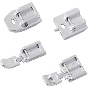 4pcs Zipper Presser Feet, Durable Wide Narrow Invisible & Concealed Zipper Presser Feet for Low Shank Sewing Machines Compatible with Singer Babylock Janome in Kuwait