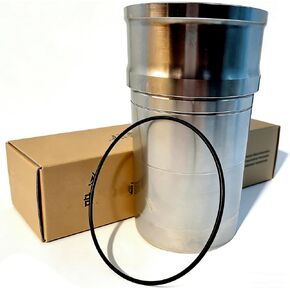 1pcs Cylinder Liner W/O-ring 5478894 P5478894 C5529128 5529128 Fikowjs Compatible with Cummins 6L8.3 Engine Excavator in Kuwait