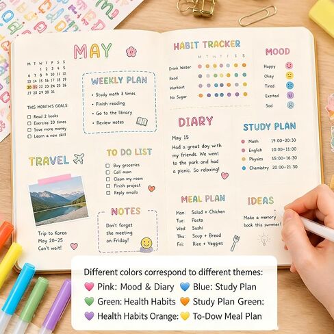 Alphabet Stickers, 15 Sheets, 1500Pcs Multicolor Vinyl Self-Adhesive Letter Number Stickers, ABC Number Labels with Symbols for Mailbox, Door, Sign, Notebook, Classroom Decor, DIY Crafts Art Making in Kuwait