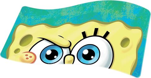 لوحة مكتب Ghost x Spongebob Squarepants Oni - لوحة ماوس ألعاب كبيرة جدًا، تصميم عيون سبونج بوب، 35.4 بوصة × 15.7 بوصة، سطح أملس فائق الانزلاق، قاعدة مطاطية غير قابلة للانزلاق، حواف مخيطة in Kuwait