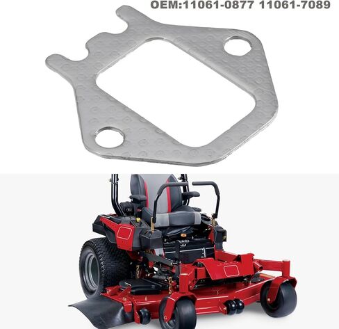 2Pcs Manifold Gasket Compatible with Kawasaki FS600V FS541V FS481V FX600V Engines 11061-0877 11061-7089 in Kuwait