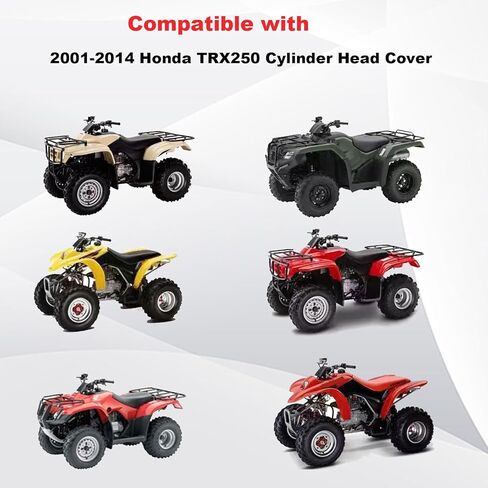 Cylinder Head Cover with Gasket Compatible with Honda TRX250 TRX250EX Recon 250 X TE 2x4 ES 2001-2025 in Kuwait