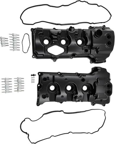 3.5L EcoBoost Upgraded Aluminum Engine Valve Covers Set compatible with Ford F-150 2013-2016, Expedition 2015-2017, Transit 2015-2023, Lincoln Navigator 2015-2017 BL3Z-6582-H DL3Z-6582-C in Kuwait