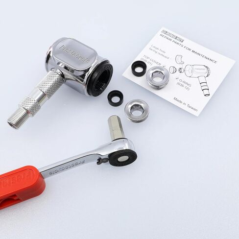 Prestaflator Pro Presta Head Rebuild Kit – Seal Replacement Kit with O-Ring and Steel Top Cover, Quick 6mm Hex Install, Restores Factory-Fresh Fit for Prestacycle Pro Pump Heads in Kuwait