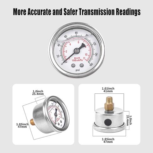 طقم منظم ضغط الوقود EFI قابل للتعديل مع منفذ تغذية AN8 ومنفذ إرجاع AN6 (3-70PSI)، أسود in Kuwait