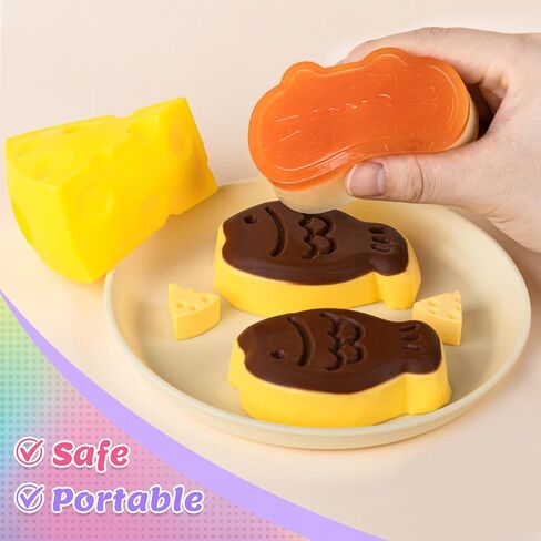 مجموعة صنع تابا اسفنجي، مجموعة اسفنجي تابا DIY، 18 أونصة فوفو اسفنجي 7 قوالب سيليكون، سيليكون سائل بنسبة 1: 1 مزيج راتنجات الايبوكسي للاسفنجي، تخفيف التوتر اسفنجي تابا، هدايا لأي مناسبة in Kuwait