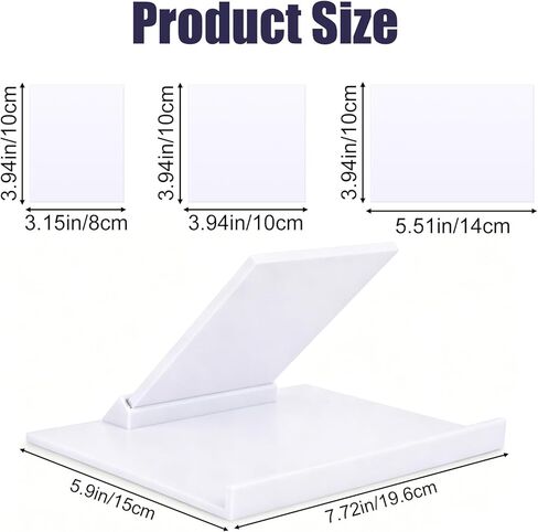 Adjustable Desktop Stand, White Detachable Desk Mount Holder with Baffle Stable Frame Base Replacement for Skylight Calendar Max 27in in Saudi Arabia