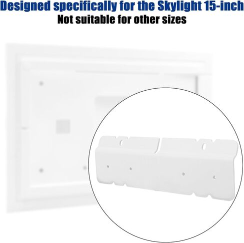 حامل جداري للتقويم الرقمي خالٍ من التلف لتقويم Skylight مقاس 15 بوصة، طقم دعامة تثبيت على الحائط للتقويم الإلكتروني بدون حفر للجدار الجاف in Kuwait