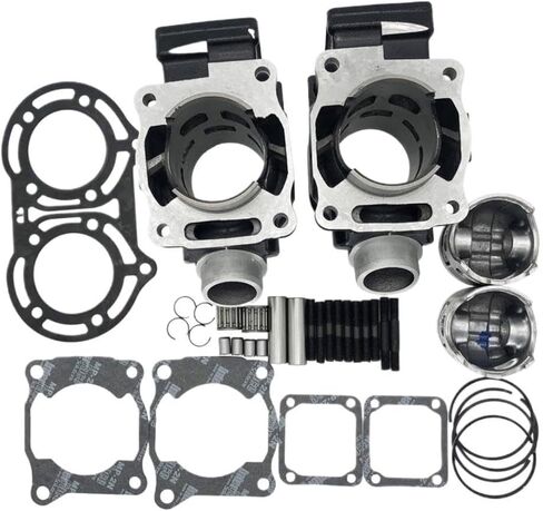 مجموعات أسطوانة مزدوجة يسار ويمين 64 مم متوافقة مع أجزاء YFZ350 YZ125 RZ350 Banshee 350 1987-2006 ATV in Kuwait