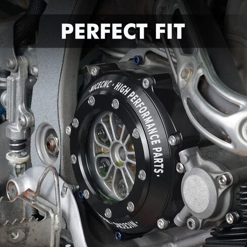 جراب NICECNC لـ ATV متوافق مع Yamaha YFZ450 2006 2007 2008 2009 2013، YFZ450R 2009 2010 2011 2012 2013 2014 2015 2016 2017-2023 غطاء شفاف، بديل لـ 5TG-15415-00-00 in Kuwait