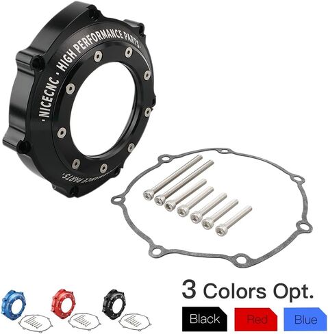 جراب NICECNC لـ ATV متوافق مع Yamaha YFZ450 2006 2007 2008 2009 2013، YFZ450R 2009 2010 2011 2012 2013 2014 2015 2016 2017-2023 غطاء شفاف، بديل لـ 5TG-15415-00-00 in Kuwait