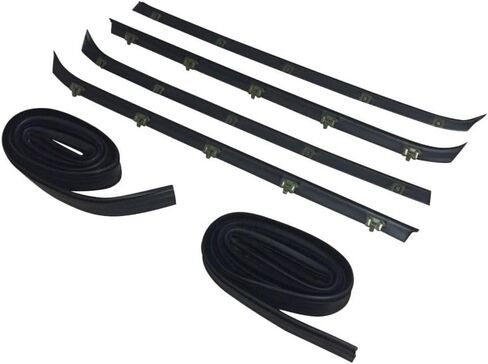 Set of 6 Window Run Channel Sweep Felt Weatherstrip Seal Kit for Blazer 87-91 for K5 Blazer 81-86 for S10 Blazer 83-91 for R/V 1500/2500 Suburban 89-91 for C10 81-86 & Suburban 81-86 in Kuwait