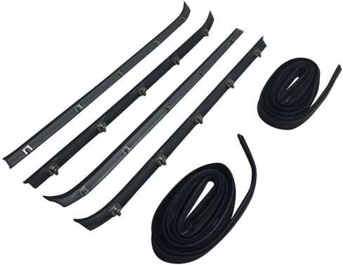 Set of 6 Window Run Channel Sweep Felt Weatherstrip Seal Kit for Blazer 87-91 for K5 Blazer 81-86 for S10 Blazer 83-91 for R/V 1500/2500 Suburban 89-91 for C10 81-86 & Suburban 81-86 in Kuwait