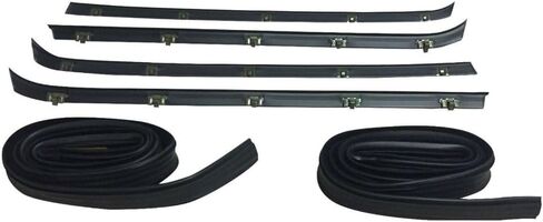 Set of 6 Window Run Channel Sweep Felt Weatherstrip Seal Kit for Blazer 87-91 for K5 Blazer 81-86 for S10 Blazer 83-91 for R/V 1500/2500 Suburban 89-91 for C10 81-86 & Suburban 81-86 in Kuwait