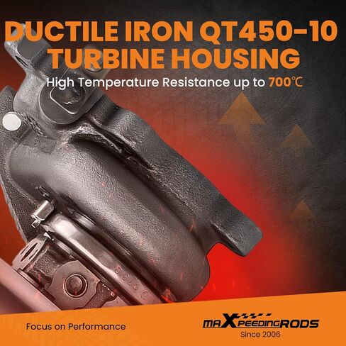 طقم الشاحن التربيني maxpeedingrods TD04-11G-4 لسيارة Hyundai Gallopper Mitsubishi Gallopper L200 Pajero II، 4D56 D4BH 2.5L، سلسلة VL الأساسية in Kuwait