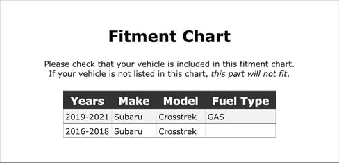 مجموعة أدوات فرامل الانتظار الخلفية متوافقة مع Subaru Crosstrek GAS 2016 2017 2018 2019 2020 2021 PC-119895 in Kuwait