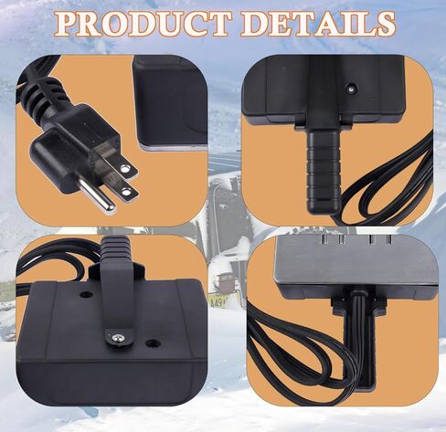 400W 1160 1160X Magnetic Engine Heater Compatible with Trucks Farm Machinery Diesel Vehicles,120V Surface-Thermostat Control for Oil Pan and Engine Block Heating in Kuwait