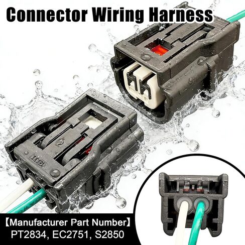 37870-RWC-A01 جهاز استشعار درجة حرارة سائل التبريد وموصل الأسلاك متوافق مع Acura ILX/MDX/NSX/RDX/TLX/TSX/ZDX، Honda Accord/City/Civic/CR-Z/CR-V/Element/Odyssey#37870RWCA01 PT2834 in Kuwait