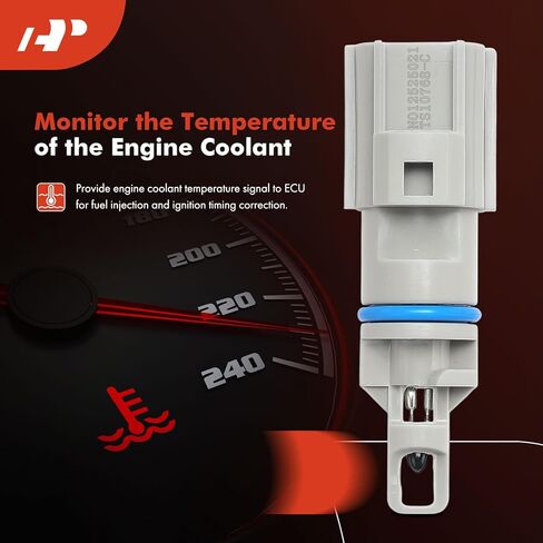 مستشعر درجة حرارة سائل تبريد المحرك A-Premium [2 دبابيس] متوافق مع Ford F-150 F150 2018-2020، F-250 F-350 F-450 F-550 Super Duty 2011-2019، 3.0L 6.7L in Kuwait