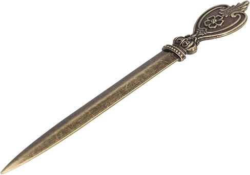 Retro Elegant Lightweight Zinc Alloy Letter Openers, Compact Convenient Attractive Envelope Slitter for Home in Kuwait