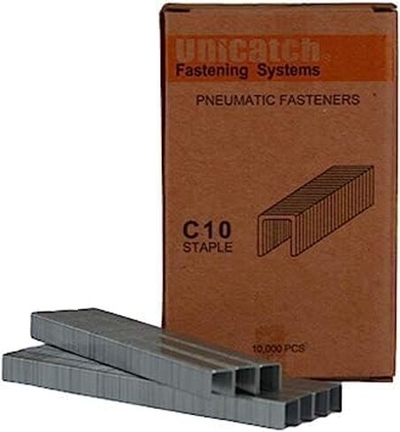 71 Series Staples (C10) 304 Stainless Steel. Fine Wire Staple 22GA 3/8 Crown (10mm) x 3/8 Length (10,000 pcs/Box) in Kuwait