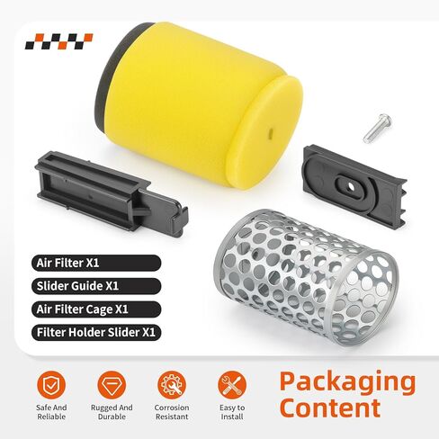 For Suzuki Quadrunner King Quad 250 300 LT-4WD LT-F250 LT-F300 Air Filter & Filter Cage Guide & Holder Slider 1987-2002 13810-39D00 in Kuwait