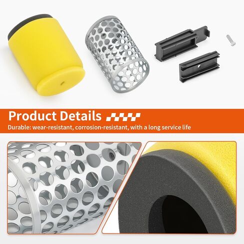 For Suzuki Quadrunner King Quad 250 300 LT-4WD LT-F250 LT-F300 Air Filter & Filter Cage Guide & Holder Slider 1987-2002 13810-39D00 in Kuwait