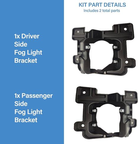 2Pcs Front Fog Light Bracket Compatible with RAM 2500 3500 2019-2021, Fog Lamp Mounting Support Mount Bracket Replace 68449383AA, Driver Side and Passenger Side in Kuwait