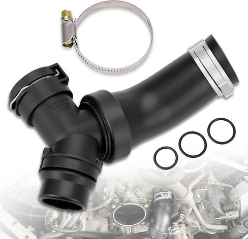 Radiator Heater Hose T Connector with O-Rings Compatible with 2011-2019 Ford F-150, Mustang 5.0L V8 Engine Coolant Pipe Replace# 626-541, DR3Z8566A, BR3Z8566A in Kuwait
