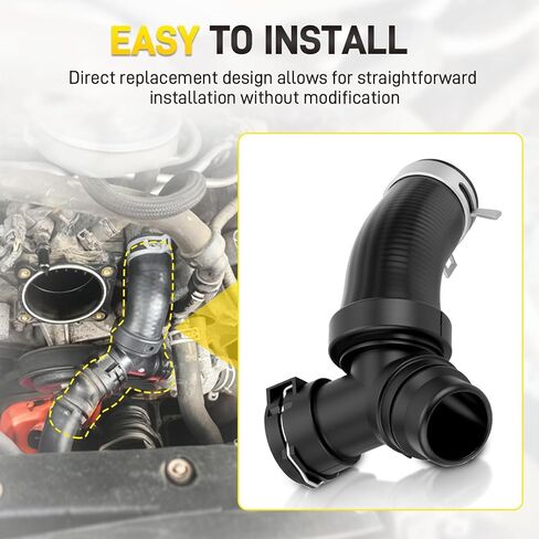 Radiator Heater Hose T Connector with O-Rings Compatible with 2011-2019 Ford F-150, Mustang 5.0L V8 Engine Coolant Pipe Replace# 626-541, DR3Z8566A, BR3Z8566A in Kuwait