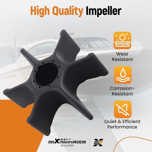maXpeedingrods Water Pump Impeller Kit for Yamaha Engine Models 4 Stroke 75 90 115 Hp Outboard Boat Motors Replacement 68V-W0078-01 18-3442 in Kuwait