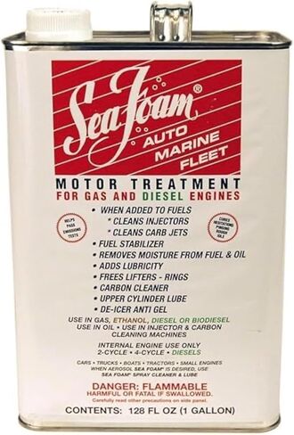 Sea Foam Motor Treatment SF128, 1 Gallon. Safe for Gas & Diesel Engines. Made in the USA SF16 Gallon in Kuwait