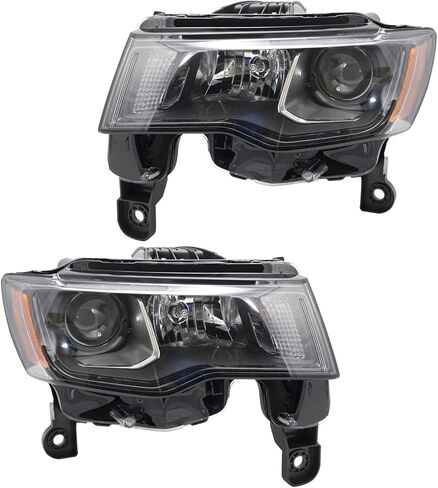 طقم إضاءة TRQ CH1200402 CH2502309 CH2503309 متوافق مع 2017-2021 جيب جراند شيروكي in Kuwait